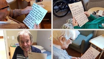 Greater Manchester HC-One homes communicate as pen pals